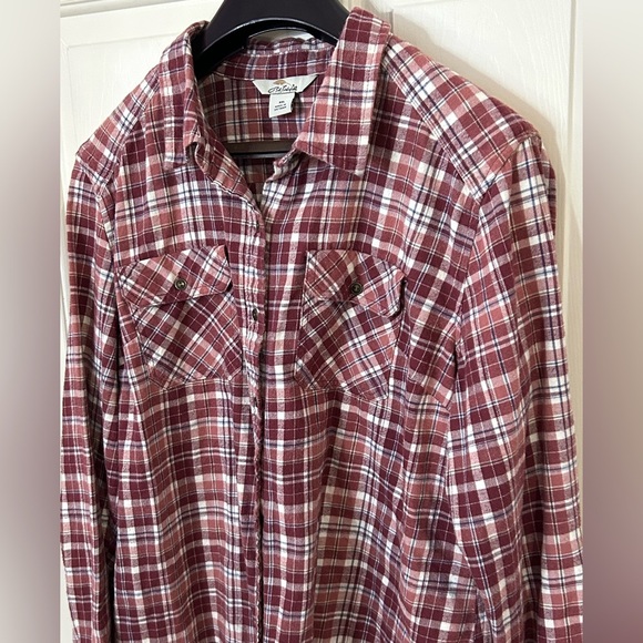 Bob Timberlake Women’s XXL Long Sleeve Button Down Flannel - Picture 4 of 9